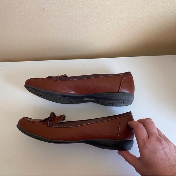 Natural Soul by Naturalizer Gracee Loafer Shoes Woman 11M Brown Preppy Comfort - Picture 9 of 11